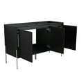 thumbnail image 5 of Freestanding 48" Bathroom Dresser - Dark Oak Modern Vanity With Storage Cabinet Modern, Soft Close Doors, 5 of 7