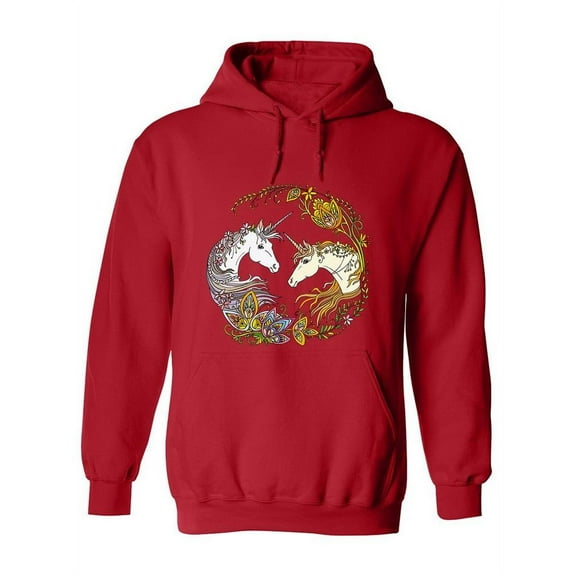 Portrait Of Unicorns Hoodie Women -Image by Shutterstock, Female x-Large
