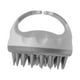 thumbnail image 4 of Masajeador de cuero cabelludo, cepillo de silicona para cuero cabelludo, cerdas de silicona suave y secas en húmedo, lavado de cabello, cepillo de Gris, 4 of 9