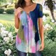 thumbnail image 2 of Gibobby Playera de Manga Corta con Cuello Redondo Camiseta manga corta con cuello redondo para mujer(Morado,XL), 2 of 5