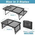 thumbnail image 5 of Tiagowell Folding Camping Table Portable Lightweight Collapsible Outdoor Side Table, 5 of 6