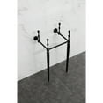 thumbnail image 2 of Kingston Brass VPB33140 Brass Console Sink Legs in Matte Black, 2 of 6