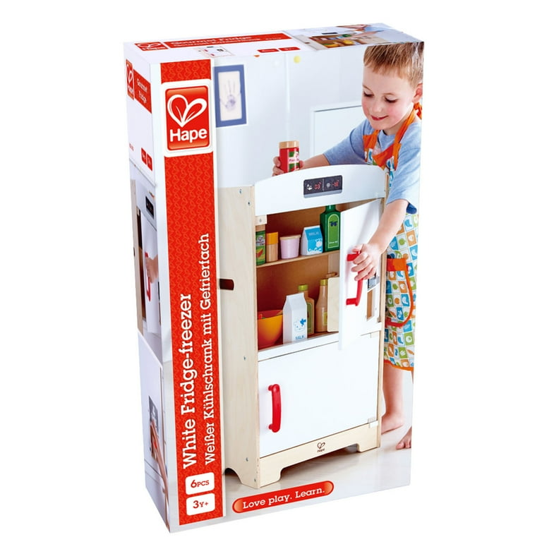 Hape Wooden White Fridge-Freezer