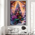 thumbnail image 3 of ZQA1629-AB Diamante AB parcial Navidad Serie navideña Diamante cuadrado resina 45 * 70 CM Tamaño del lienzo 50 * 75 CM, 3 of 9
