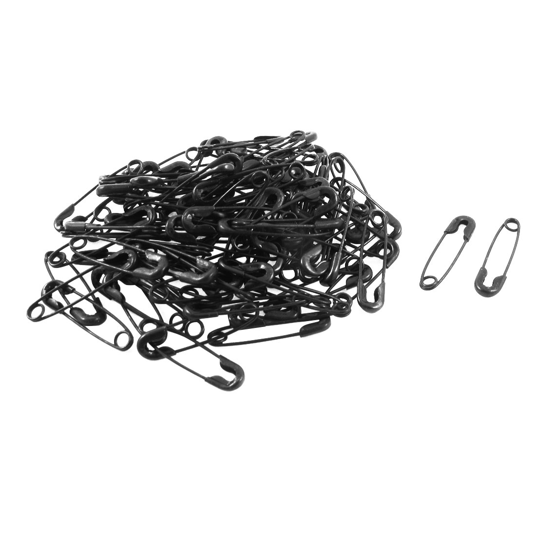 Brooch Badge Clothes Metal Safety Pins Sewing DIY Craft Needles Black