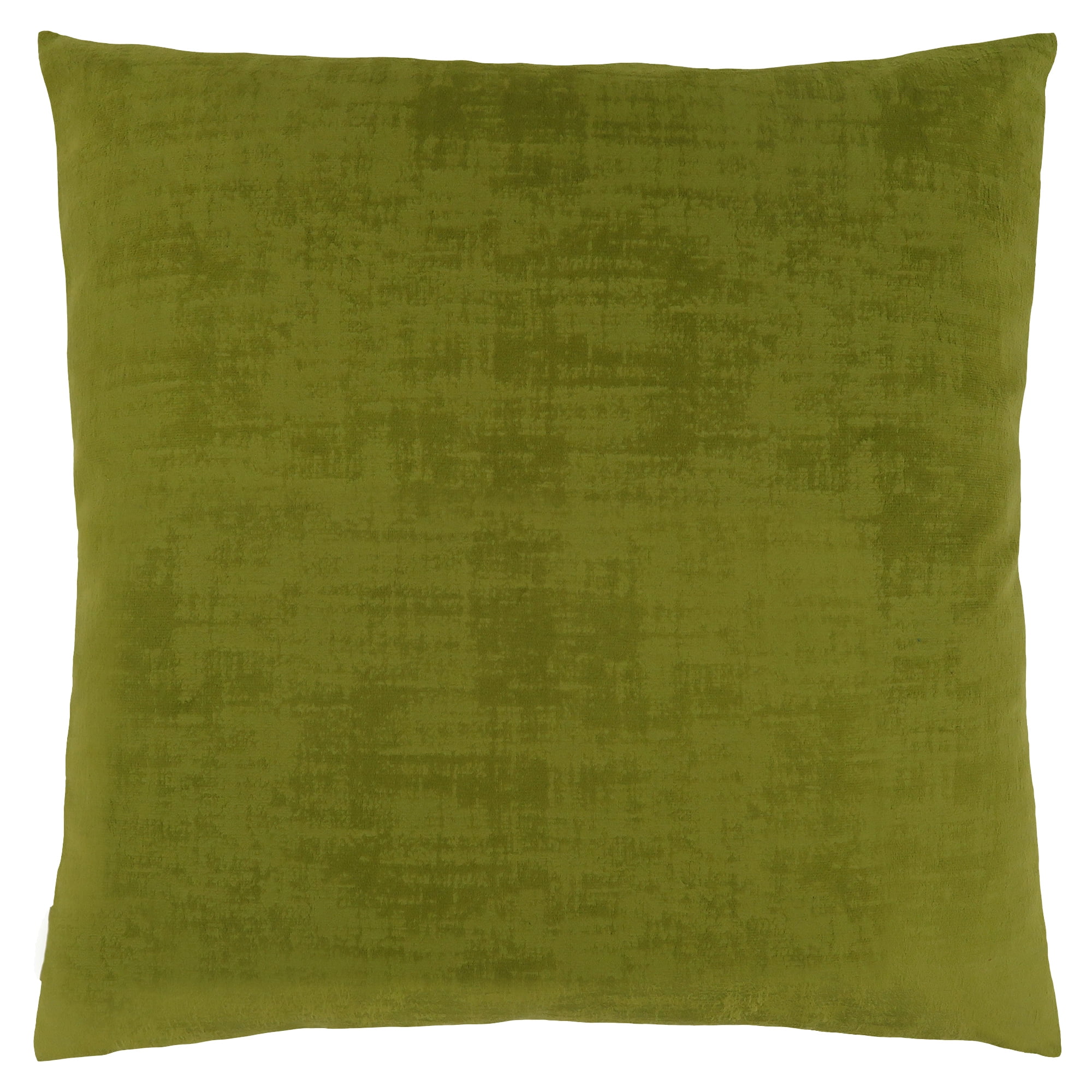 18" Lime Green Solid Square Throw Pillow with Zipper Closure Walmart