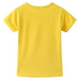 thumbnail image 6 of Big Kid Girls Short Sleeve Heart Pocket T Shirts Casual Tee Tops Blouse Girls Tops Size 6x Camisole Size 5 Cute Loose for Teen Referee Top Long Sleeve Shirt for( 2 12 Years) 12-13 Years Yellow, 6 of 8