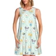 thumbnail image 1 of Disketp Different Breeds of Dogs para Vestido sin Mangas para Mujeres, Vestidos de Verano para Mujeres, Casual y Holgado para la Playa, 1 of 7