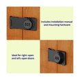 thumbnail image 3 of Keyless Combination Lock -3-Digit Combination Lock for Cabinet Doors - Twist Knob Hasp Latch Lock with Password Code, 3 of 7