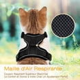 thumbnail image 4 of Rabbitgoo Arnés para Gatos Correa para Perros pequeños Arnés para Gatitos Ajustable Collar Azul XS Chaleco Reflectante para Arnés para Gatos Chaleco Transpirable para Conejo, Gato Europeo, Maine, 4 of 5