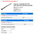thumbnail image 2 of Drag Link - Compatible with 1999 - 2004, 2009 Ford F-350 Super Duty RWD 2000 2001 2002 2003, 2 of 2