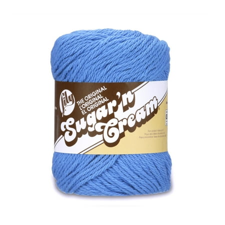 Lily Sugar'n Cream The Original Yarn, Blueberry, 2.5oz(71g), Medium, Cotton