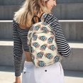 thumbnail image 2 of Geaub 70s disco ball durable canvas backpack: stylish, lightweight, and spacious with adjustable straps, 2 of 7