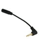 thumbnail image 5 of Cable adaptador de micrófono de 3,5 mm macho a 3,5 mm hembra, cable de conexión de 25,5 cm, color negro, 5 of 5