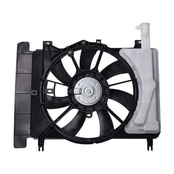 Radiator Fan Assembly - Compatible with 2007 - 2014 Toyota Yaris 2008 2009 2010 2011 2012 2013
