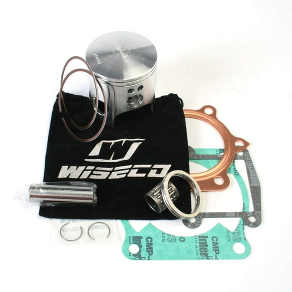 Wiseco PK1089 66.00 mm 2-Stroke ATV Piston Kit with Top-End Gasket Kit, Pink