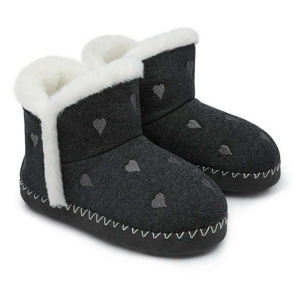 HOMEHOT Girls Bootie Slippers