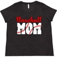 thumbnail image 3 of Inktastic Baseball Mom Women's Plus Size T-Shirt, 3 of 5