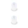 thumbnail image 3 of sweethay Molde de silicona para velas, adorno artístico, troquel geométrico para aromaterapia, práctico molde de cera de yeso para suministro Typ7 2piezas, 3 of 6
