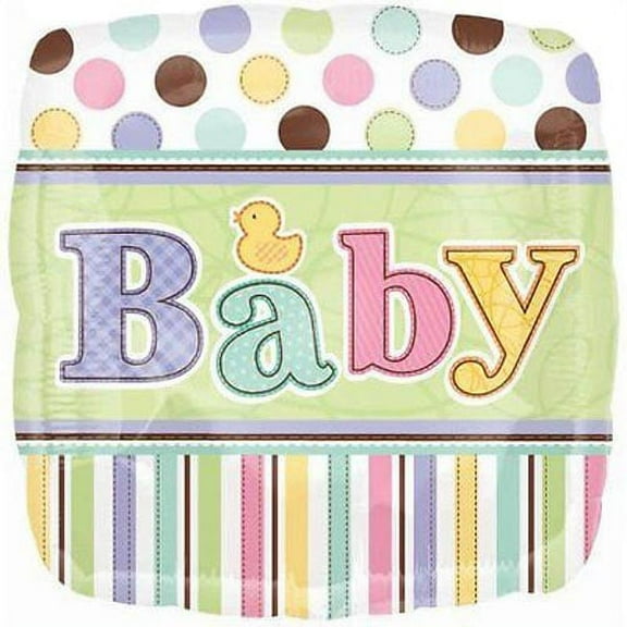 Baby Shower 'Tiny Bundle' Foil Mylar Balloon (1ct)