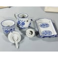 thumbnail image 3 of Ceramic Sugar Bowl Flower Relief Seasoning Jar Spice Jar with Lid and Spoon, 3 of 6