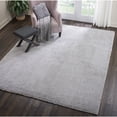 thumbnail image 5 of Nourison Malibu Blue Shag Area Rug Silver Grey 6' x 9', 5 of 5