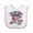 White and Pink, variant on Inktastic Babys First 4th of July Boys or Girls Baby Bib