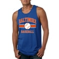 thumbnail image 1 of Wild Bobby City of Baltimore Baseball Fantasy Fan Sports Men's Tank Top, Royal, Small, 1 of 6