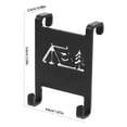 thumbnail image 2 of FONDOTIN Clip de Table de Camping Extérieur Crochet en Métal Design Portable Noir, 2 of 8