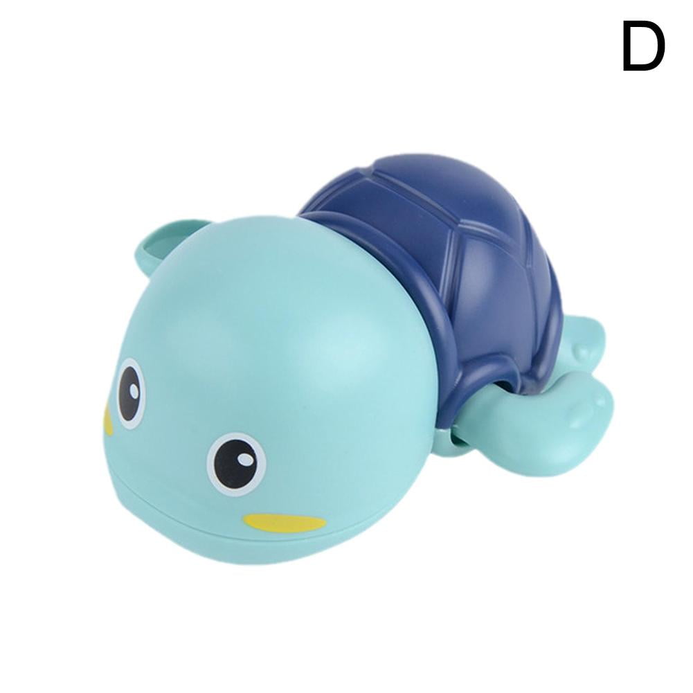 Bath Toys Pool Swimming Turtle For Toddlers Kids Wind up Clockwork Toy J8Z8