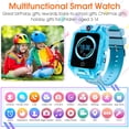 thumbnail image 2 of SHANNA 4G Kids Watch Phone with Dual ​Camera, Kids Smart Watch for Girls Boys, IP67 Waterproof, 2-Way Calls, GPS SOS Video &Voice Chat, Wrist Watch for Kids Aged 3-14 Birthday Gifts (Blue), 2 of 10