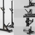 Adjustable Squat Rack Stand, Bench Press Barbell, Weight Lifting Rack