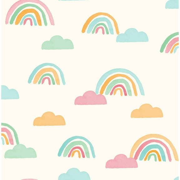 Advantage Over The Rainbow Multicolor Painted Skies Wallpaper