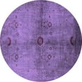 thumbnail image 1 of Ahgly Company Indoor Round Oriental Pink Industrial Area Rugs, 8' Round, 1 of 4