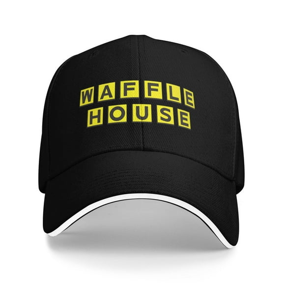 Waffle House Unisex Adult Baseball Caps Adjustable Casquette Dad Hat Sandwich Cap Outdoors Headwear