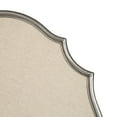 thumbnail image 4 of Kate and Laurel Leanna Decorative Scalloped Metal Pinboard, 24 x 36, Silver, Framed Rounded Oval Vintage Bulletin Board for Unique Display, Organization, and Decor, 4 of 8