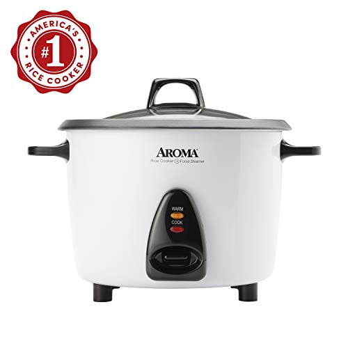 Buy Aroma Housewares ARC360NGP 20Cup PotStyle Rice Cooker & Food Steamer, White Online in