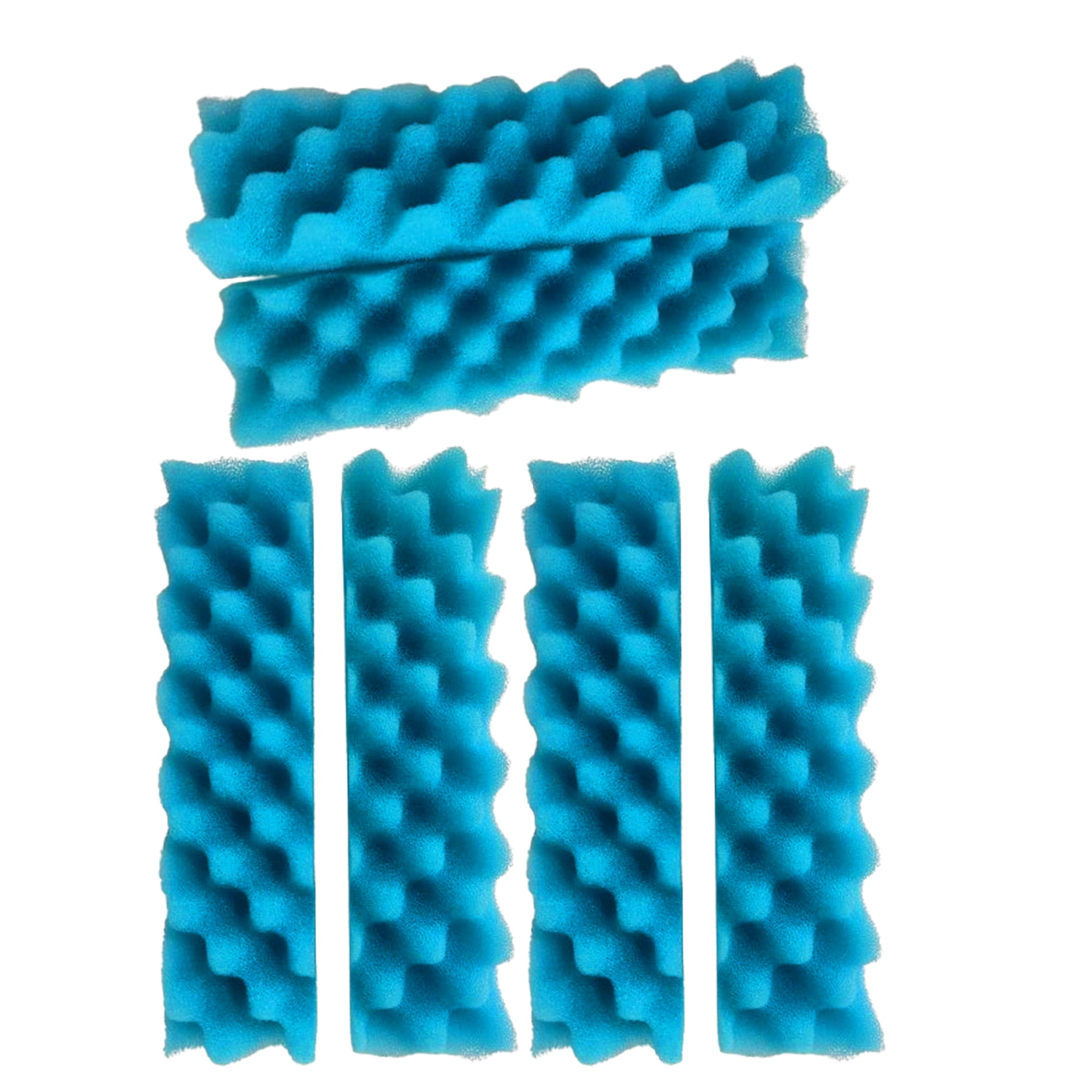 Qzbhct 12 Pcs Blue Foam Max Filter Compatible with Fluval 406 407 Canister Filter Aquarium Bio Sponge Replacement