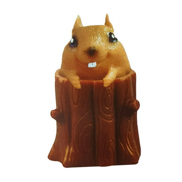 Set Squeeze Squirrel Toys Descompresión Evil Squirrel Cup, Juguetes sensoriales, Squishes Toy Alivio del estrés para niños y adultos Tricky Funny Squeeze Toys