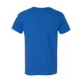 thumbnail image 3 of Softstyle V-Neck T-Shirt, M, Royal, 3 of 3