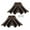 Brown, variant on 2Pcs Gutter Downspout Diverter Extensions for Rainwater Dispersal Wear Resist Rain Gutter Disperser Water Diverter