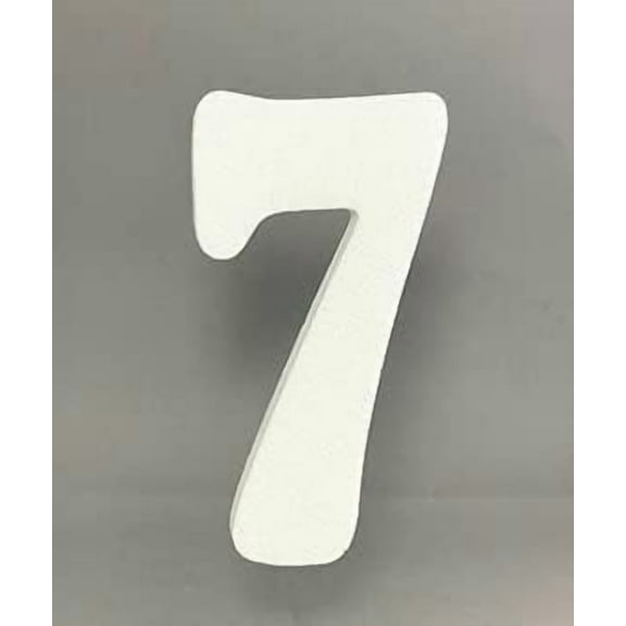 MADE IN USA 5" Foam Letters Alphabet Numbers, 12-Piece