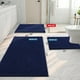 thumbnail image 2 of Alfombra de baño Smiry Luxury Chenille, 90 x 60 cm, color azul marino, 2 of 9