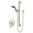 thumbnail image 2 of Origins Single Handle 1-Spray Hand Shower Trim with Secondary Volume Control in Polished Chrome - 1.5 GPM (Valve Not Included), 2 of 2