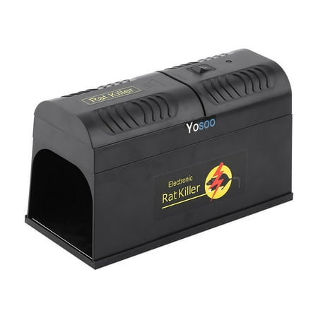 Electronic Rodent Trap, High Voltage Mouse Rat Rodent Killer Electric Zapper Pest Control