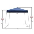 thumbnail image 2 of Kacho 8'x8' Portable Waterproof Folding Tent, Waterproof Sun Shelter Tent for Picnic, Wedding, Party, Windproof Tent for Outdoor Hiking, 210D Oxford Fabric, Protects from Sunlight and Rain, Blue, 2 of 8