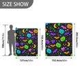 thumbnail image 4 of 50x60 inch Crystal Fleece & Arctic Fleece Blanket Soft Bed Throws for Home or Camping Colorful Halloween Elements, 4 of 7