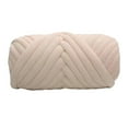 thumbnail image 1 of Chunky Yarn Arm Knit Yarn 250G Tube Giant Yarn for Baskets Tapestry Sweaters Light Camel, 1 of 8