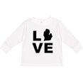 thumbnail image 3 of Inktastic Love Michigan Boys or Girls Long Sleeve Toddler T-Shirt, 3 of 5
