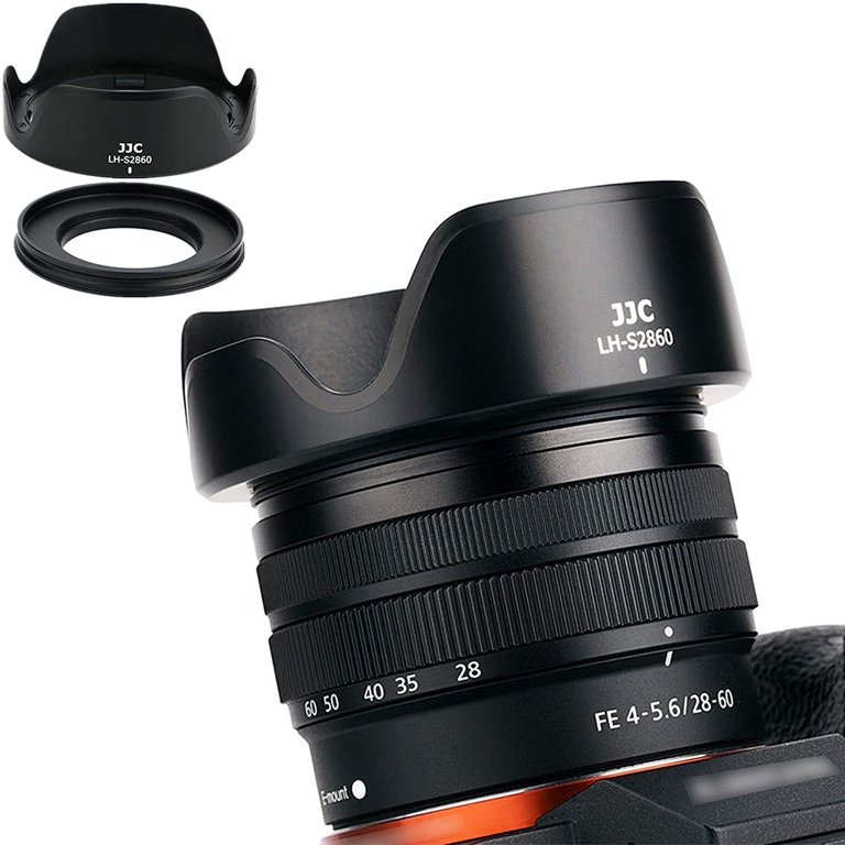 Reversible Lens Hood Shade with 40.5mm Filter Adapter for Sony FE 28-60mm  F4-5.6 SEL2860 on A7C A7III A7M3 A7RII &